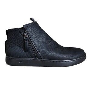Ugg Pismo Black Sneaker High Top Zip Shoe